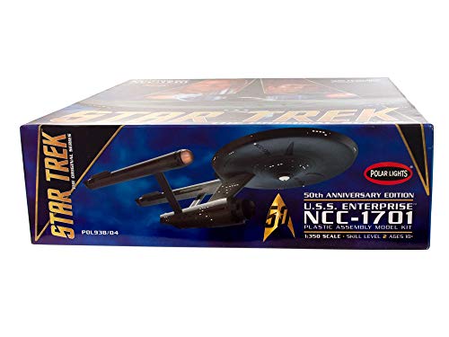 Polar Lights Star Trek TOS Enterprise 50th Anniversary Edition 1:350 Scale Model Kit - Thumbnail 4