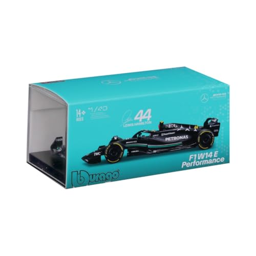 Bburago Formula 1 F1 MB W14 2023 WITH HELMET HAMILTON (2023), 1:43 Scale
