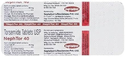 Nephtor 40mg - Strip of 10 Tablets