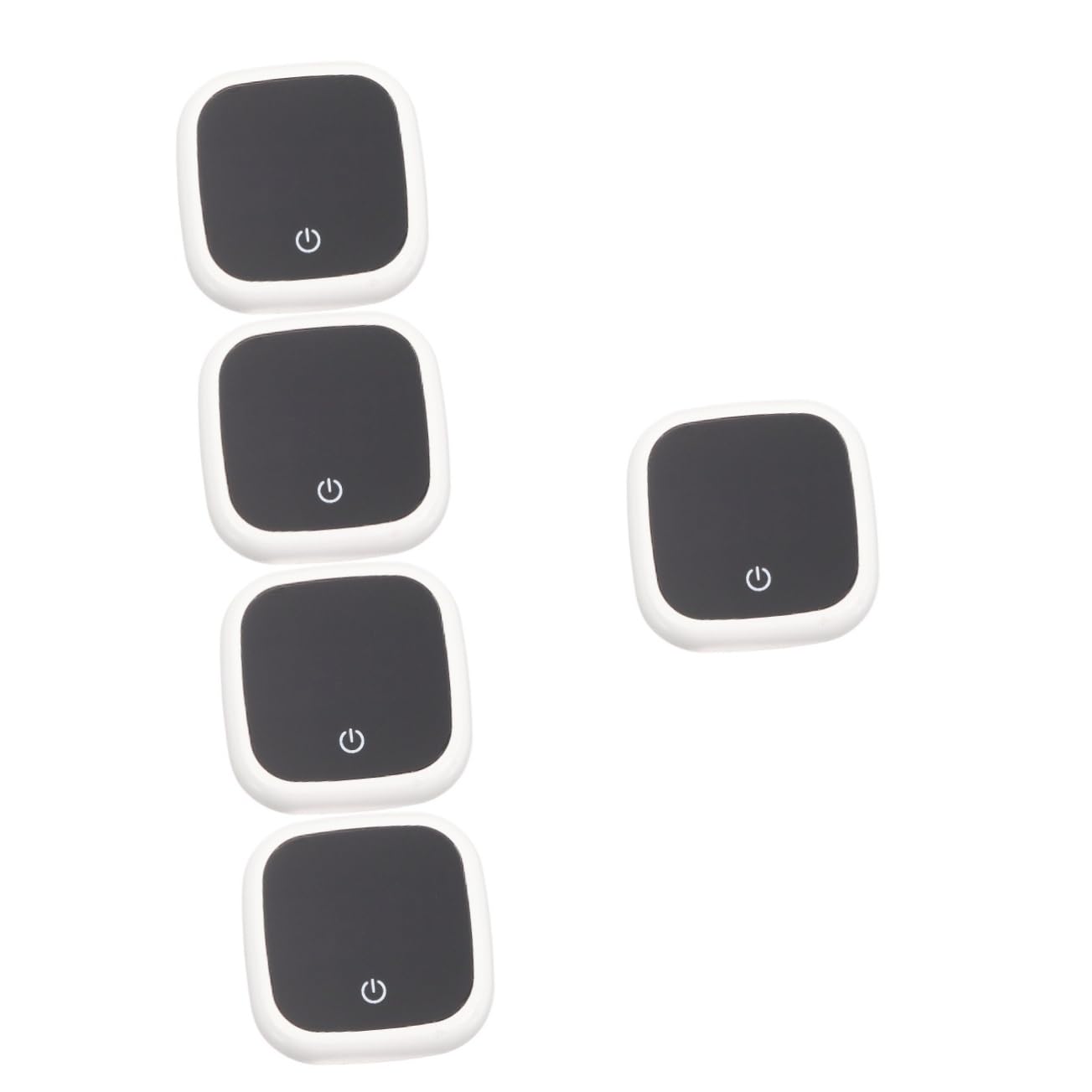 YARNOW 5 Pezzi Termometro Per Acquario Forniture Di Pesce Termometro Digitale Accessori Per Acquari Di Tartarughe Indicatore Di Temperatura Dell'acquario Addominali Bianca