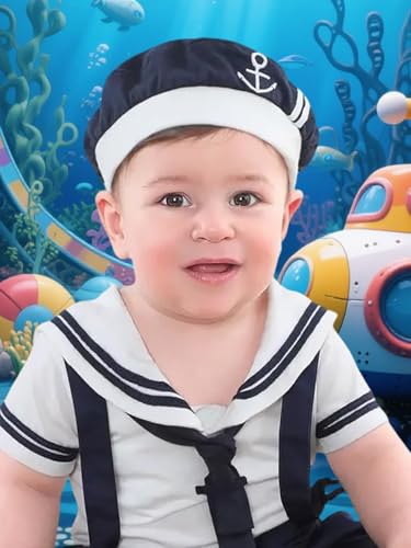 COSLAND Infant Baby Nautical Sailor Hats2