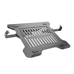 HFTEK - Notebook/Tablet Halterung für Laptops von 10-17,3 Zoll - VESA 75 x 75 oder 100 x 100 mm - Belastbarkeit bis 8 kg - schwarz (FA03LH)