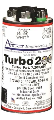 Turbo 200 Motor Run Capacitor