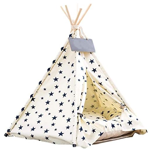 Tienda de campaña plegable para mascotas, casa de juegos para gatos y perros, cama para perros y gatos, con cojín extraíble