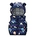 Daunenweste Baby Mädchen Junge Daunen Weste Mit Cartoon-Print Mit Ohren Parka Winter Outwear Babyweste Vest Herbstweste Steppweste Wintermantal Winterweste Fleeceweste Mantel Plüschweste (6M-4Y)