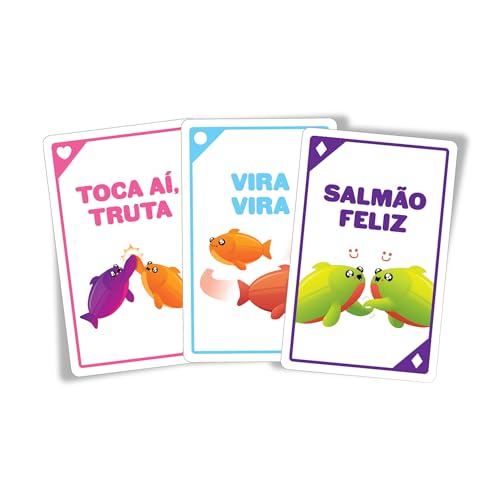 Galápagos, Happy Salmon, Jogo de Cartas para Amigos, 3-8 jogadores, 15 minutos por partida