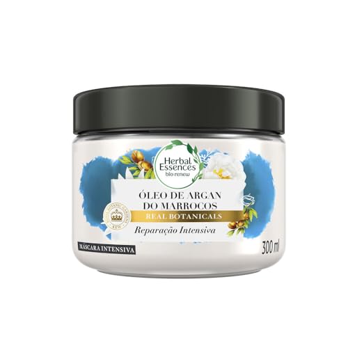 Máscara Intensiva Herbal Essences Bio:Renew Reconstrução com Óleo de Argan - 300ml