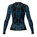 AUREIKA Viking Compression Rash Guard for Women – Long Sleeve Base Layer for No-Gi BJJ Grappling Combat Sports (US, Alpha, Medium, Regular, Regular, V34)