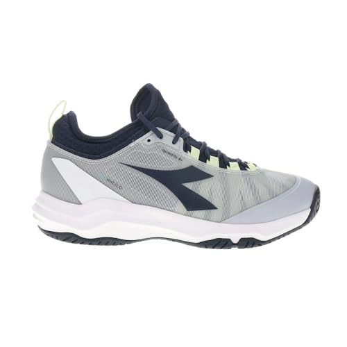Image of Diadora Mens Speed Blushield Fly 4 Plus All Ground Tennis Sneakers Shoes - Grey