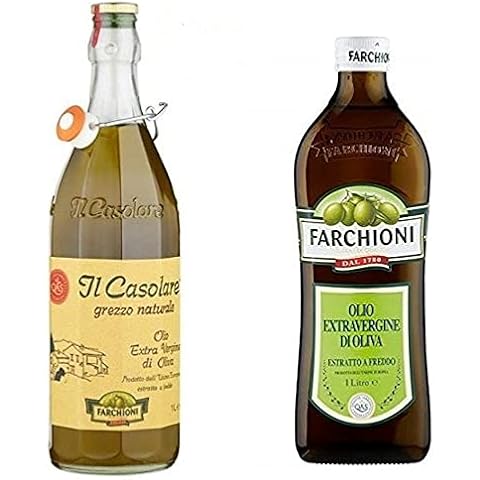 3X Farchioni Il Casolare Italian Natural Unfiltered Extra Vergin Olive Oil 1L Cover