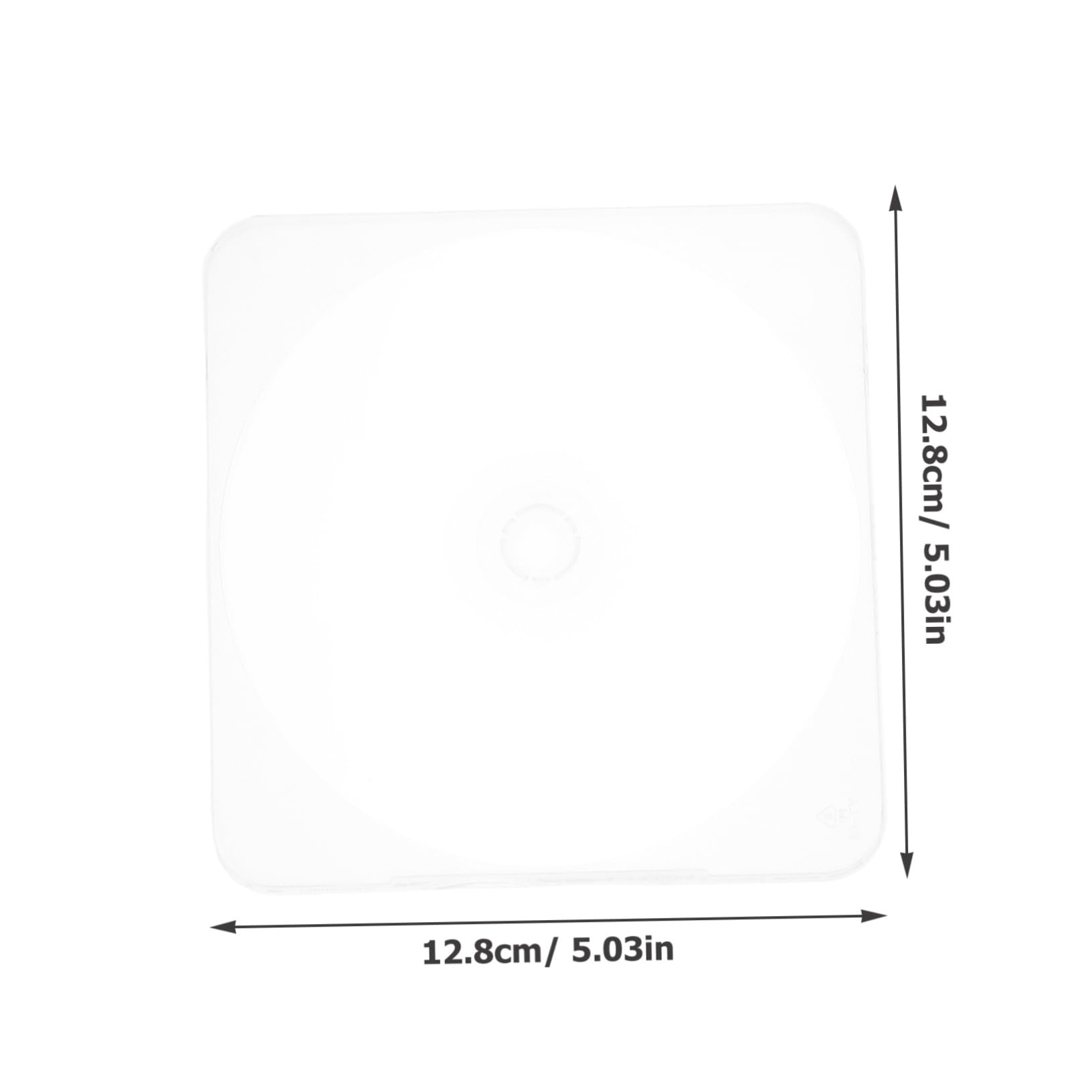 Luxshiny 4pcs Transparent CD Cases Lightweight Dvd Holders Compact Dvd Storage for Home Travel Protects Discs From Scratches
