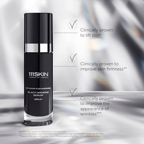 111SKIN Black Diamond Serum, Hydrating Serum for Face with NovoRetin, Microalgae Extract & NAC Y2, Helps Improve the Appearance of Skin Elasticity & Texture, Even Skin Tone Daily Facial Care, 1 fl oz - Image 2