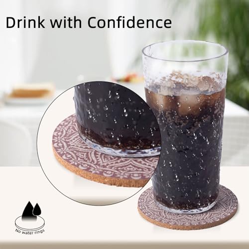 STARUBY 12 Pcs Cork Coasters - Image 3