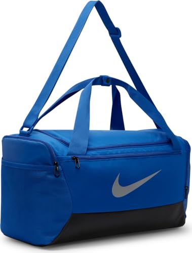 Nike Brasilia DM3976 - Bolsa de Deporte (pequeña, 41 L), Game Royal/Black/Metallic Silver, 41 L, Deportes