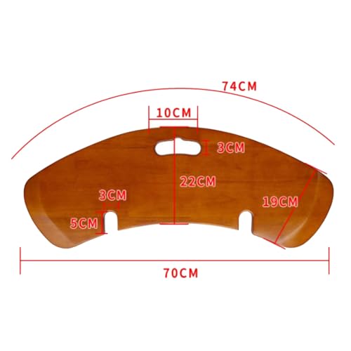 Mobiliteits Transferplank Houten integrale handgrepen Transferplank voor rolstoel Transferplank voor het overbrengen van patiënten Verdikte transferplank Zittende transferplank - Afbeelding 3