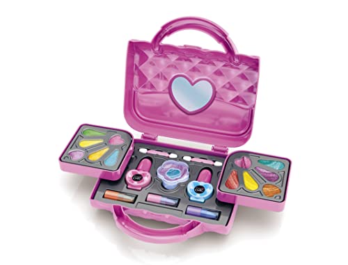 Clementoni Crazy Chic – Trousse Fille Coffret Lavable Set cosmétique pour Enfants Sac avec Maquillage 18743 - vue 5