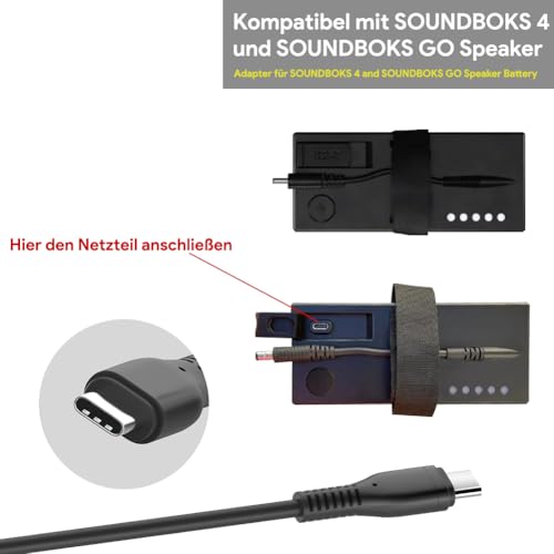 Alimentación USB Type C Schnellladegerät para altavoces inalámbricos 3