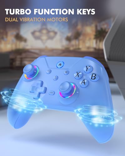 image for Bcofo PC Gaming Controller with 2.4G Adapter, Wireless Game Gamepad fo