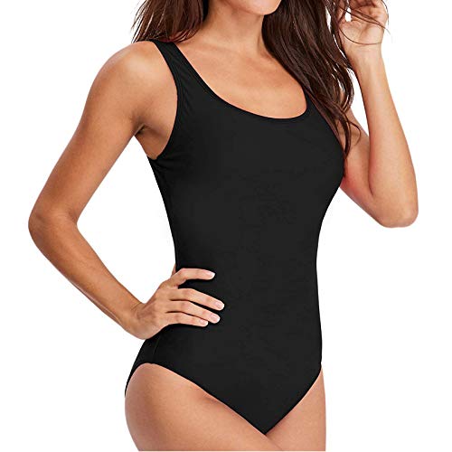 Mono de Mujer Mono Sexy de Color Sólido Baño de Tirantes para Hombros Bañador Deportivo Casual al Aire Libre Traje de Baño de Playa Traje de Baño de Espalda Expuesta