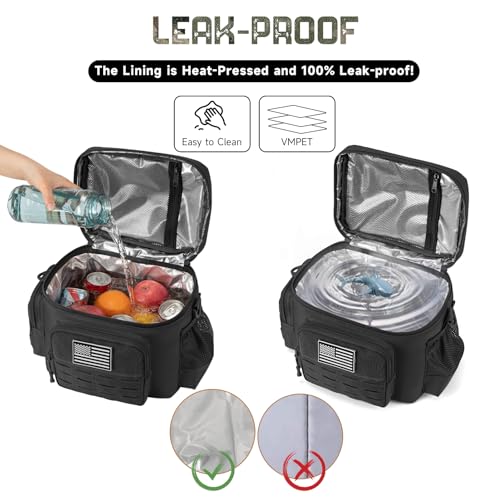 QT&QY Tactical Lunch Bag for Men