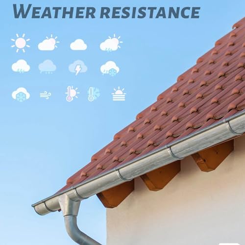 Marhynchus Stable Extension Cable Waterproof Replacement Cable with End Caps 147.6FT Grey for Rectangular Satellite V2