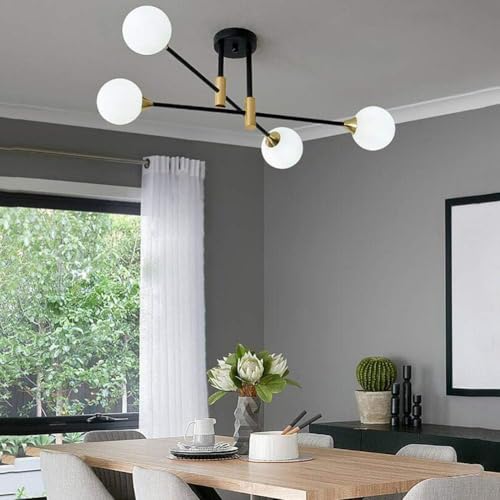 Plafonnier contemporain Sputnik LED pour illuminer efficacement les plafonds bas avec style - 2