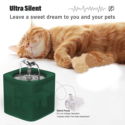 Fuente de agua automática para gatos de 2L miniatura 4