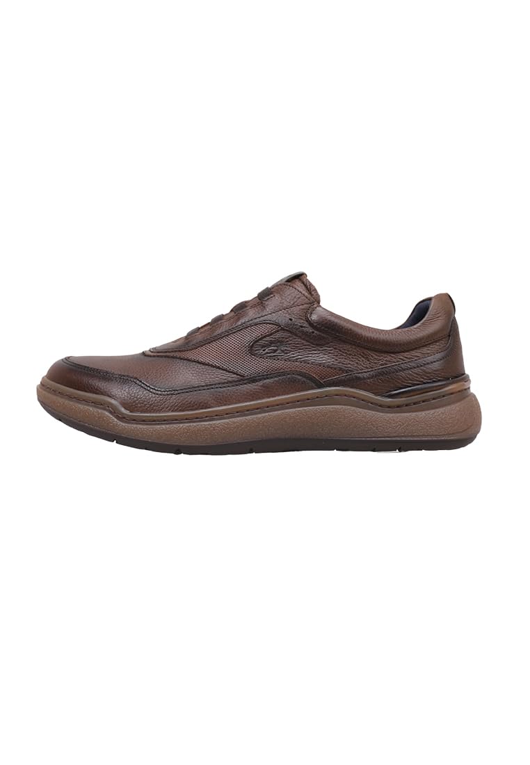 Fluchos Baskets Homme Rocky F2040 en cuir marron confortable
