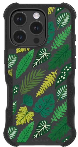 Image of Smartish - Leaf Me Alone - iPhone 16 Pro MagSafe Armor Case - Gripzilla [Rugged & Tough] Heavy Duty Armor Case - Fits iPhone 16 Pro