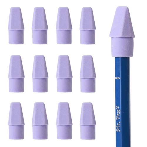 Image of Mr. Pen- Pencil Erasers Toppers, 120 Pack, Purple, Erasers for Pencils | Pencil Top Erasers, Pencil Eraser