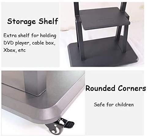 Soporte móvil universal para TV 60-100 pulg hasta 150 kg miniatura 5