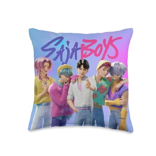 KPop Demon Hunters Saja Boys Officially Licensed Throw Pillow