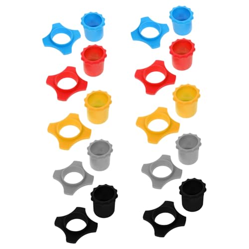 GALPADA 10 sets Ring Microphone Slip Sleeves for Ktv Karaoke Studio Use Durable Rubber Protection