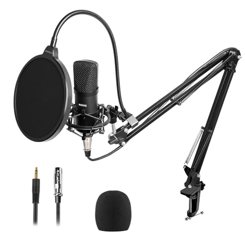 Microphone XLR à condensateur ProSound et son bras de suspension