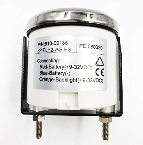 Samdo 52Mm Waterproof 2" Marine Hour Meter Boat Hour Gauge 9-32V With Red Backlight #TOP3