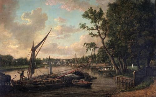 Cuadro en lienzo Richmond de William Marlow en formato 60x90cm para despachos modernos