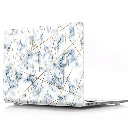 Coque MacBook Air 13 marbre géométrique A1466 A1369 protection clavier