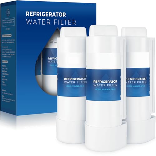 Image of TEEHAY EDRARXD1 Water Filter Replacement, Compatible with Whirlpool EDRARXD1, Everydrop Filter A, EDRARXD1B, Whirlpool WRFF3436RZ, WRFF3536SZ, WRMF3636RZ, WRMF3636RW, WRMF3636RB, 3 Pack