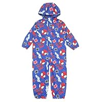 Marvel Spidey Boys Puddle Suit Spiderman Rainsuit All In One Rain Coat (Spidey Puddle Suit, 4-5 Years)