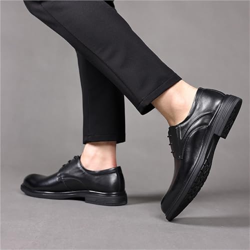 Men's Genuine Leather Oxford Shoes British Style Business Casual Autumn Arrival Trendy Gentleman Dress Shoes3