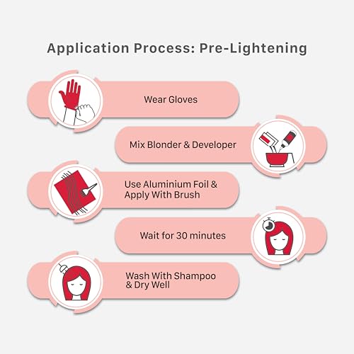 Image of Streax Hair Colour Highlight Kit | Scarlet Red - Pack of 1 | Enriched With Walnut & Argan Oil | For Women | Rich, Vibrant, Easy to Use, DIY Application