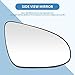 ECCPP Right Side Mirror Glass Door Mirror Glass fit for 2012 2013 2014 2015 2016 2017 for Toyota Camry 2014-2017 for Toyota Corolla Heating Metallic Finish