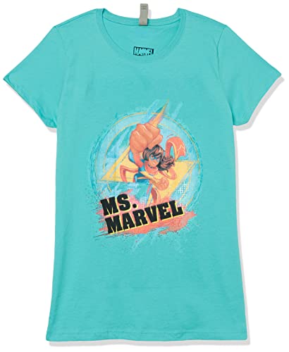 T-shirt Marvel Girl Ms Icon confortable et résistant taille L ado coloris bleu original