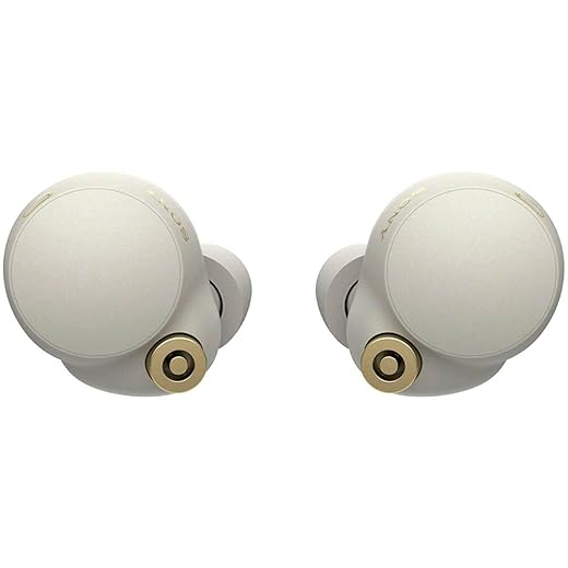 Sony WF-1000XM4 - Auriculares inalámbricos con cancelación de Ruido con Alexa Integrado, Color Plateado