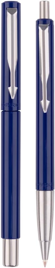 Vector Standard Roller Ball Pen and Ball Pen - Blue Body, 2 Count (Pack of 1) (9000017309)