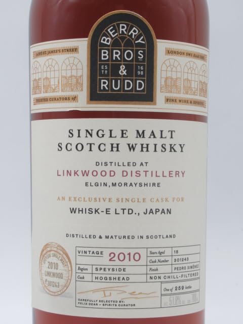リンクウッド 2010 15年・BBR ベリーブラザーズ＆ラッド Amazon.co.jp: リンクウッド 15年 2010 PXホグスヘッド (BBR ベリー