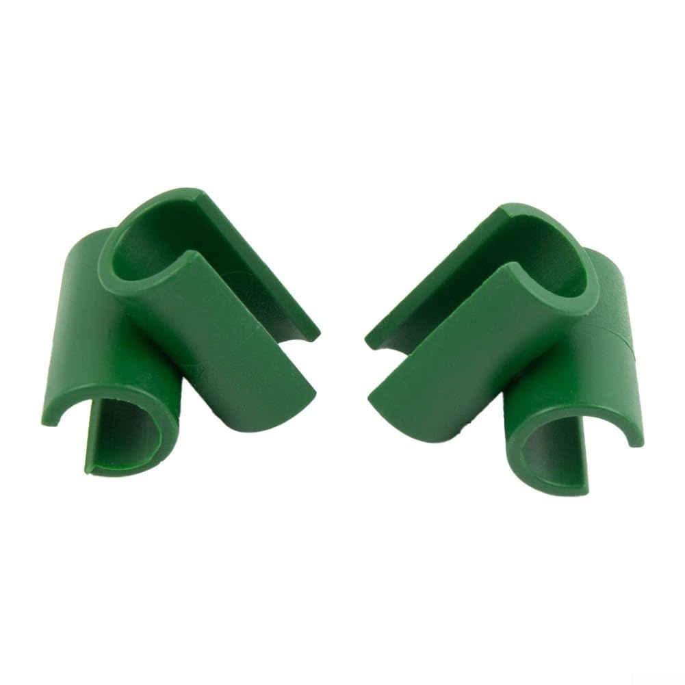Confezione da 50 connettori di supporto per piante da 8 mm, clip in plastica PP per pomodori Cas serre, rampicanti e reti per frutta, ideali per giardini e sistemi a traliccio