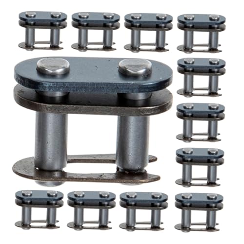 Unomor 16pcs Aluminum Alloy Bike Chain Connector Links Heavy Duty Chain Connecting Link Buckle Replacement for Motorcycle Accessories