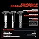 Frankberg 3x Zündspule+3x Zündkerze Kompatibel mit Ibiza III 6L1 BBM 2007-2008 Fabia I 6Y2 AWY/BMD 2001-2007 Polo 9N AWY/BMD 2002-2009 Replace# 03D905115