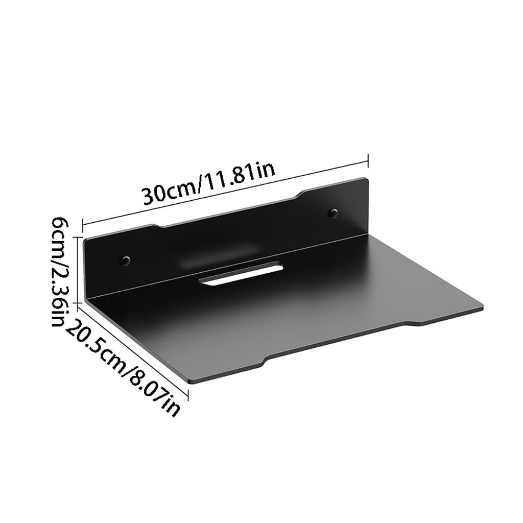Supporto da parete per proiettore da parete per proiettore da parete per telecamera da parete rack router TV set-top box rack supporto regolabile (A )